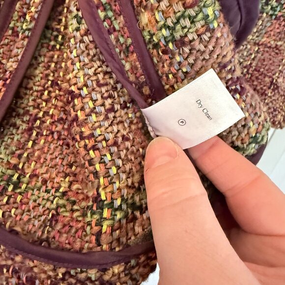 Coldwater Creek 3/4 Sleeve Tweed Blazer - Size 16 - Picture 9 of 9